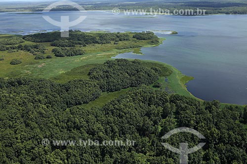  Subject: Aerial view of Biological Reserve Lago Piratuba (Piratuba Lake)  / Place: Amapa state (AP) - Brazil / Date: 05/2012 