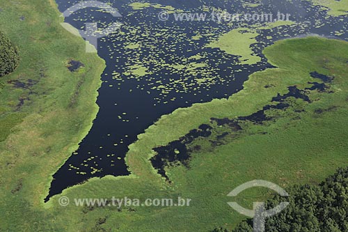  Subject: Aerial view of Biological Reserve Lago Piratuba (Piratuba Lake)  / Place: Amapa state (AP) - Brazil / Date: 05/2012 