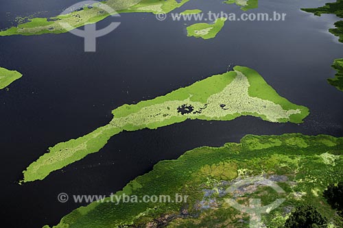  Subject: Aerial view of Biological Reserve Lago Piratuba (Piratuba Lake)  / Place: Amapa state (AP) - Brazil / Date: 05/2012 