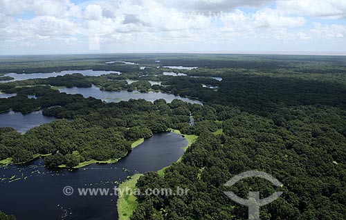  Subject: Aerial view of Biological Reserve Lago Piratuba (Piratuba Lake)  / Place: Amapa state (AP) - Brazil / Date: 05/2012 