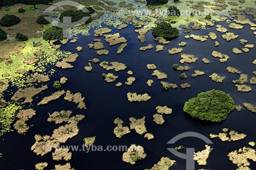  Subject: Aerial view of Biological Reserve Lago Piratuba (Piratuba Lake)  / Place: Amapa state (AP) - Brazil / Date: 05/2012 