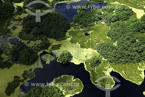  Subject: Aerial view of Biological Reserve Lago Piratuba (Piratuba Lake)  / Place: Amapa state (AP) - Brazil / Date: 05/2012 