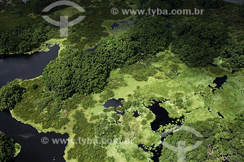  Subject: Aerial view of Biological Reserve Lago Piratuba (Piratuba Lake)  / Place: Amapa state (AP) - Brazil / Date: 05/2012 