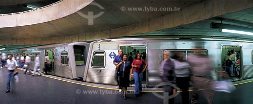  Subject: Subway station / Place: Sao Paulo city - Sao Paulo state (SP) - Brazil / Date: 09/2002 