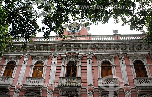  Subject: Facade of Cruz e Souza Palace - old Rosado Palace - now houses the Historical Museum of Santa Catarina / Place: Florianopolis city - Santa Catarina state (SC) - Brazil / Date: 10/2011 