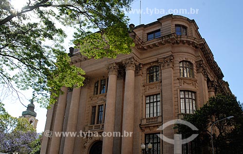  Subject: Facade of Santander Cultural (1931) / Place: Porto Alegre city - Rio Grande do Sul state (RS) - Brazil / Date: 11/2011 