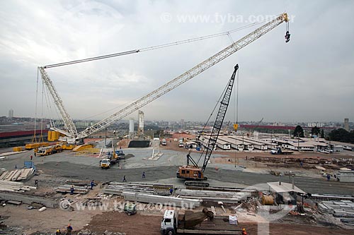  Subject: Construction of Arena Corinthians (Itaquerao) - Stadium of Corinthians / Place: Itaquera neighborhood - Sao Paulo city - Sao Paulo state (SP) - Brazil / Date: 09/2012 