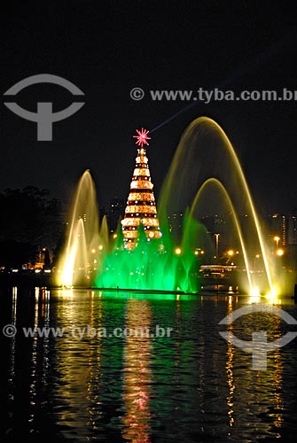  Subject: Christmas tree in Ibirapuera Park / Place: Ibirapuera neighborhood - Sao Paulo city - Sao Paulo state (SP) - Brazil / Date: 12/2007 