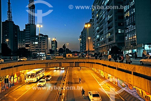  Subject: Viaduct of Paulista Avenue / Place: Sao Paulo city - Sao Paulo state (SP) - Brazil / Date: 05/2008 