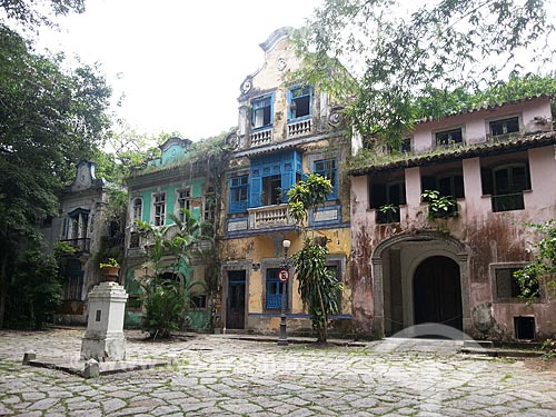  Subject: Houses in Largo do Boticario (Largo of Apothecary) / Place: Cosme Velho neighborhood - Rio de Janeiro city - Rio de Janeiro state (RJ) - Brazil / Date: 11/2012 