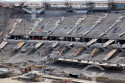  Subject: Reform Journalist Mario Filho Stadium - also known as Maracana -  reparations for hoisting cables that will support the roof of the stadium / Place: Maracana neighborhood - Rio de Janeiro city - Rio de Janeiro (RJ) - Brazil / Date: 12/2012 