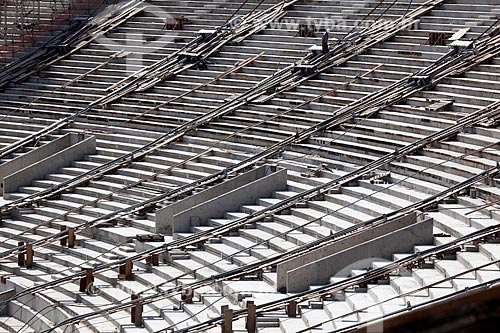  Subject: Reform Journalist Mario Filho Stadium - also known as Maracana -  reparations for hoisting cables that will support the roof of the stadium / Place: Maracana neighborhood - Rio de Janeiro city - Rio de Janeiro (RJ) - Brazil / Date: 12/2012 