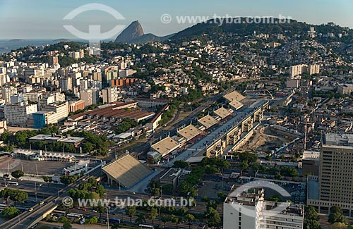  Subject: Aerial view of the Sambadrome (1984) / Place: City center - Rio de Janeiro city - Rio de Janeiro state (RJ) - Brazil / Date: 12/2012 