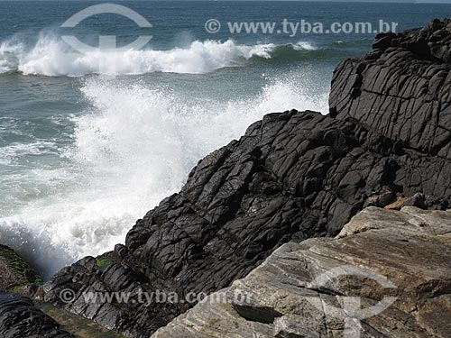  Subject: Waves at Marisco Tip / Place: Armacao dos Buzios city - Rio de Janeiro state (RJ) - Brazil / Date: 10/2012 