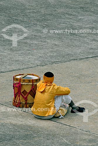  Subject: Member of folkloric group of Maracatu / Place: Sao Paulo state (SP) - Brazil / Date: 09/2006 