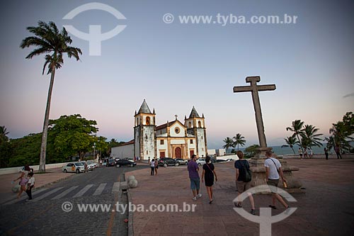  Subject: Sao Salvador do Mundo Church - also known as Se Church (XVI century) and - to the right - Alto da Se Cruise / Place: Olinda city - Pernambuco state (PE) - Brazil / Date: 01/2013 