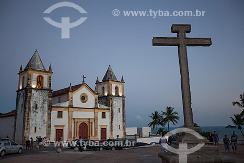  Subject: Sao Salvador do Mundo Church - also known as Se Church (XVI century) and - to the right - Alto da Se Cruise / Place: Olinda city - Pernambuco state (PE) - Brazil / Date: 01/2013 