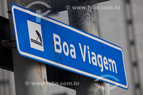  Subject: Plaque at Boa Viagem Beach / Place: Boa Viagem neighborhood - Recife city - Pernambuco state (PE) - Brazil / Date: 01/2013 