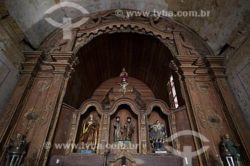  Subject: Inside of Church of Saints Cosme and Damiao / Place: Igarassu city - Pernambuco state (PE) - Brazil / Date: 01/2013 