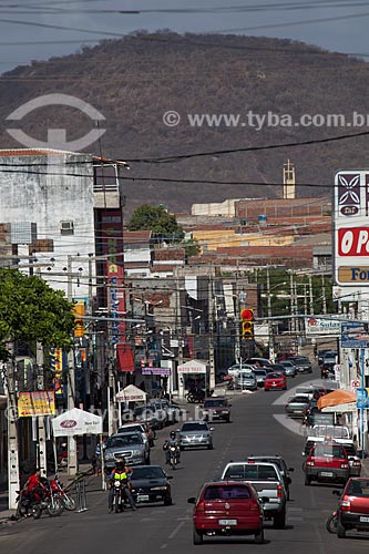  Subject: Transit at Enock Ignacio de Oliveira Street / Place: Serra Talhada city - Pernambuco state (PE) - Brazil / Date: 01/2013 