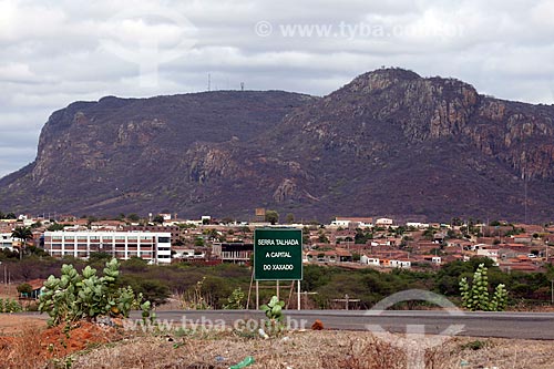  Subject: View of Serra Talhada (Talhada Mountain Range) / Place: Serra Talhada city - Pernambuco state (PE) - Brazil / Date: 01/2013 