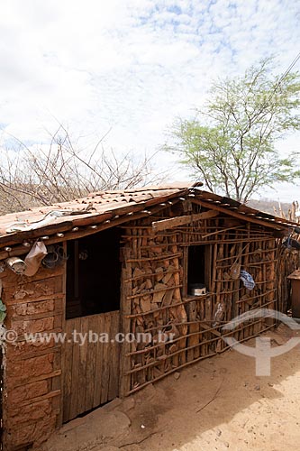  Subject: Clay house on Backwood of Pajeu / Place: Flores city - Pernambuco state (PE) - Brazil / Date: 01/2013 