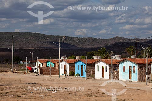  Subject: Houses built by Minha Casa Minha Vida Project at Backwood of Pajeu / Place: Pesqueira city - Pernambuco state (PE) - Brazil / Date: 01/2013 