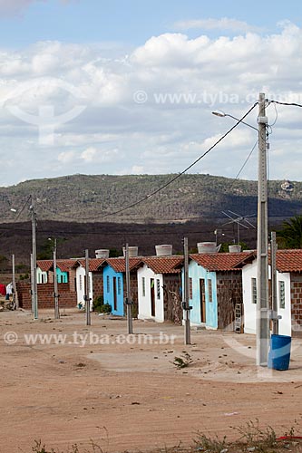  Subject: Houses built by Minha Casa Minha Vida Project at Backwood of Pajeu / Place: Pesqueira city - Pernambuco state (PE) - Brazil / Date: 01/2013 