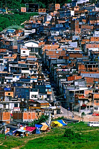  Subject: View of houses in the community / Place: Sao Bernardo do Campo city - Sao Paulo state (SP) - Brazil / Date: 2004 