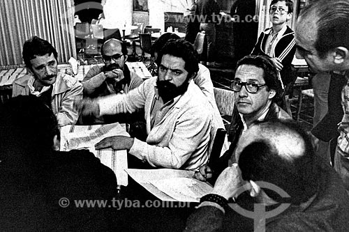  Subject: Luiz Inacio Lula da Silva and Fernando Henrique Cardoso at the meeting of the meeting of Syndicate of Metalworkers and Steelworkers / Place: Sao Bernardo do Campo city - Sao Paulo state (SP) - Brazil / Date: 1980 