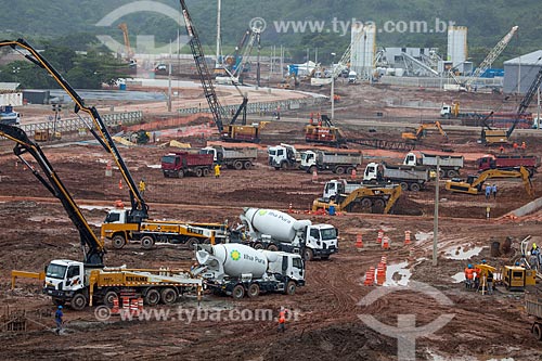  Subject: Construction works of the Rio 2016 Olympic Village / Place: Barra da Tijuca neighborhood - Rio de Janeiro city - Rio de Janeiro state (RJ) - Brazil / Date: 01/2013 