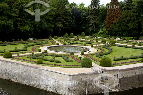  Subject: Catherine de Medicis Garden at Chateau de Chenonceau (Chenonceau Castle) / Place: Indre-et-Loire - France - Europe / Date: 06/2012 