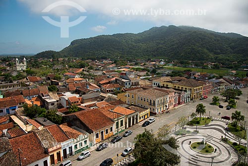  Subject: Houses at Basilica Square / Place: Iguape city - Sao Paulo state (SP) - Brazil / Date: 11/2012 