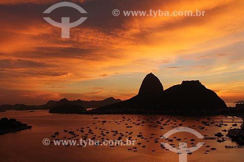  Subject: Botafogo Bay and Sugar Loaf in the background / Place: Botafogo neighborhood - Rio de Janeiro city - Rio de Janeiro state (RJ) - Brazil / Date: 02/2013 