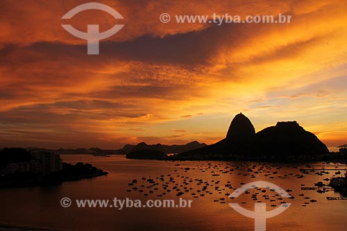 Subject: Botafogo Bay and Sugar Loaf in the background / Place: Botafogo neighborhood - Rio de Janeiro city - Rio de Janeiro state (RJ) - Brazil / Date: 02/2013 