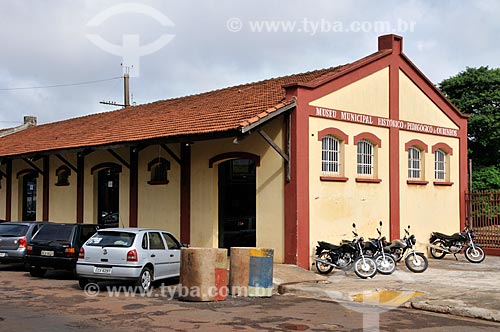  Subject: Old train station, current Municipal Museum of History and Pedagogical from Ourinhos / Place: Ourinhos city - Sao Paulo state (SP) - Brazil / Date: 01/2013 