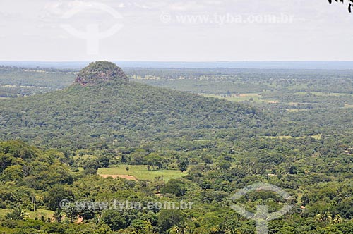  Subject: Chapeu Hill (Hat Hill) at Maracaju Mountain Range / Place: Aquidauana city - Mato Grosso do Sul state (MS) - Brazil / Date: 01/2013 