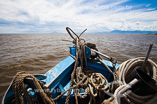  Subject: Boat at Sepetiba Bay during the party for Yemanja / Place: Sepetiba city - Rio de Janeiro state (RJ) - Brazil / Date: 02/2013 