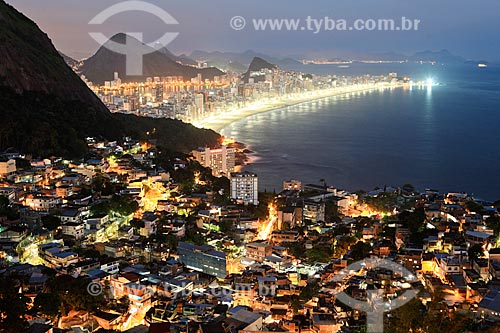  Subject:  Vidigal Slum with the Leblon neighborhood in the background / Place: Vidigal neighborhood - Rio de Janeiro city - Rio de Janeiro state (RJ) - Brazil / Date: 11/2011 