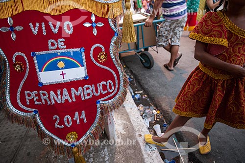  Subject: Banner representing Living Heritage of Pernambuco - designation conferred by the state of Pernambuco for historical importance and cultural / Place: Nazare da Mata city - Pernambuco state (PE) - Brazil / Date: 02/2013 