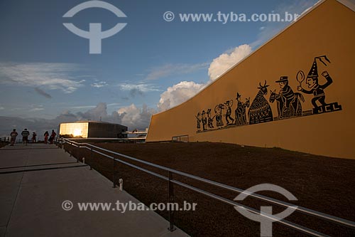  Subject: Auditorium of Cabo Branco Station and Tower in the background (2008) - also known as Science, Culture and Arts Station / Place: Joao Pessoa city - Paraiba state - Brazil / Date: 02/2013 