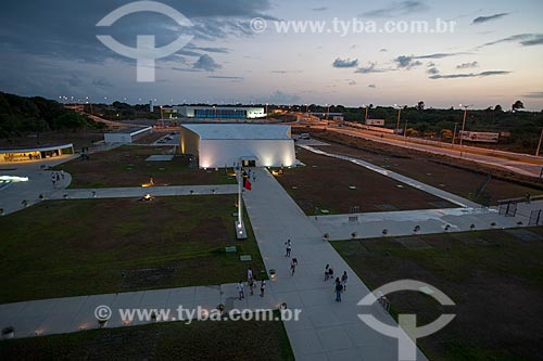  Subject: View of auditorium from the terrace at Mirante Tower of Cabo Branco Station (2008) - also known as Science, Culture and Arts Station / Place: Joao Pessoa city - Paraiba state (PB) - Brazil / Date: 02/2013 