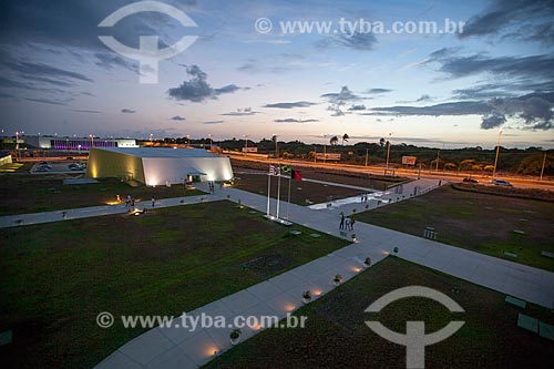  Subject: View of auditorium from the terrace at Mirante Tower of Cabo Branco Station (2008) - also known as Science, Culture and Arts Station / Place: Joao Pessoa city - Paraiba state (PB) - Brazil / Date: 02/2013 