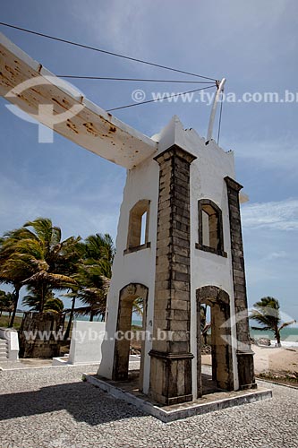  Subject: Portal dividing the cities of Cabedelo and Joao Pessoa - between the beaches of Bessa and Intermares / Place: Joao Pessoa city - Paraiba state (PB) - Brazil / Date: 02/2013 