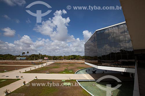  Subject: Side view of the ramp access to Mirante Tower of Cabo Branco Station (2008) - also known as Science, Culture and Arts Station / Place: Joao Pessoa city - Paraiba state (PB) - Brazil / Date: 02/2013 