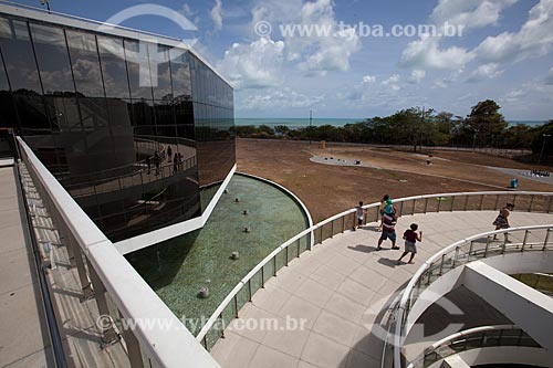  Subject: Tourists at ramp access to Mirante Tower of Cabo Branco Station (2008) - also known as Science, Culture and Arts Station / Place: Joao Pessoa city - Paraiba state (PB) - Brazil / Date: 02/2013 