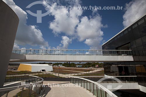  Subject: Ramp access of Mirante Tower with the Auditorium of Cabo Branco Station (2008) - also known as Science, Culture and Arts Station - in the background / Place: Joao Pessoa city - Paraiba state (PB) - Brazil / Date: 02/2013 