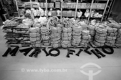  Subject: Old sign on warehouse of Journalist Mário Filho Stadium - also known as Maracana stadium / Place: Maracana neighborhood - Rio de Janeiro city - Rio de Janeiro state (RJ) - Brazil / Date: 08/2012 