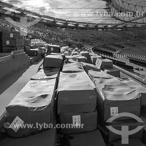  Subject: Reform Journalist Mario Filho Stadium - also known as Maracana - new accents awaiting installation / Place: Maracana neighborhood - Rio de Janeiro city - Rio de Janeiro state (RJ) - Brazil / Date: 03/2013 