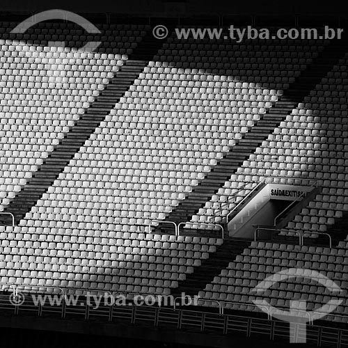  Subject: Chairs at the Journalist Mario Filho Stadium - also known as Maracana / Place: Maracana neighborhood - Rio de Janeiro city - Rio de Janeiro state (RJ) - Brazil / Date: 06/2010 